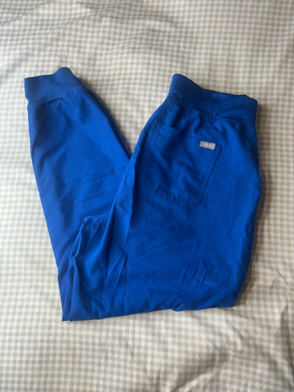 Figs Zamora Jogger Scrub Pants in Capri Blue